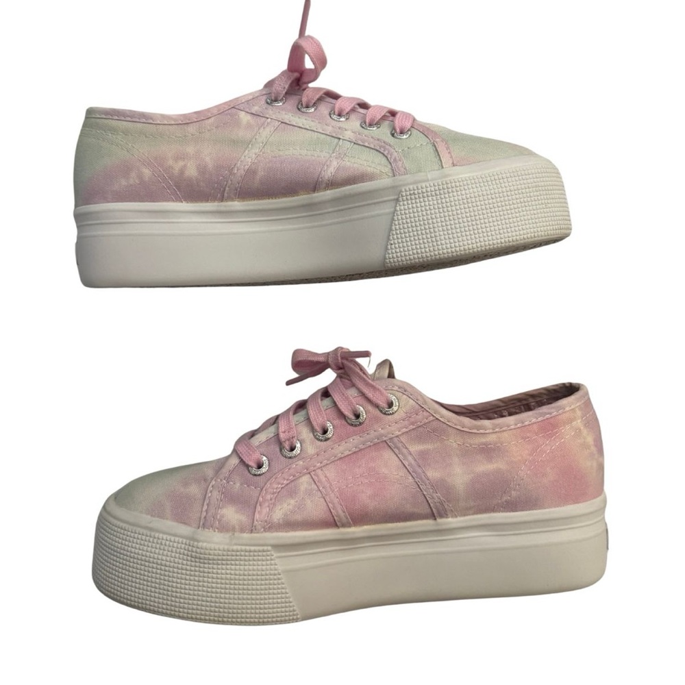 Superga pastel tie dye platform sneakers - Picture 2 of 6
